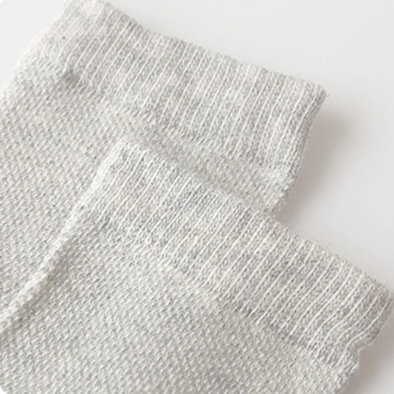 Носки для мальчиков Лотос 5 пар Летние Стильные носки из чистого белого хлопка