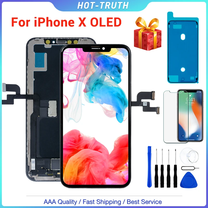 Сменный OLED экран для iPhone X XS XR 10 5 8 дюйма 1 шт.|Экраны мобильных телефонов| |