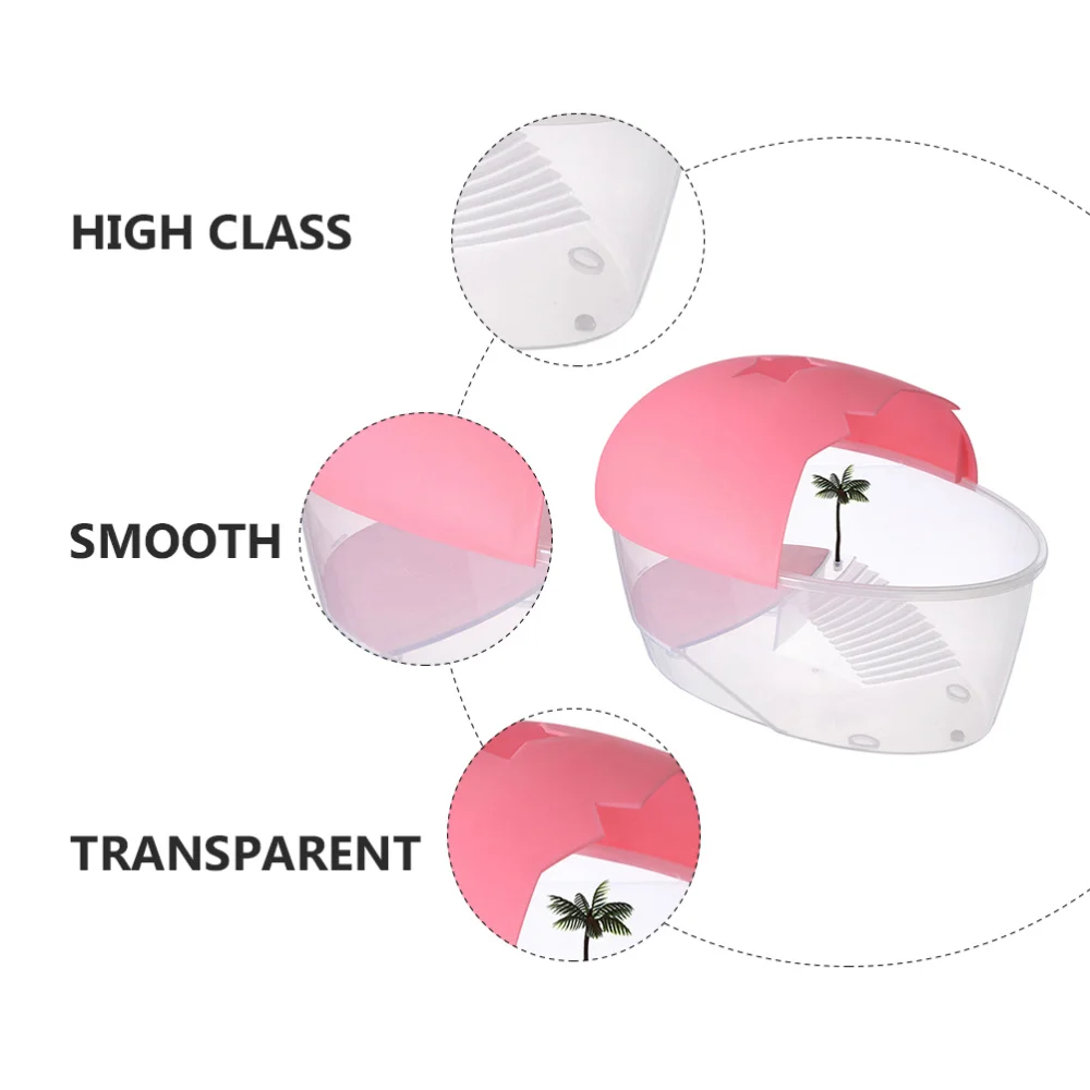 

1pc Turtle Perching Container Turtle Living Platform Box Tortoise Box