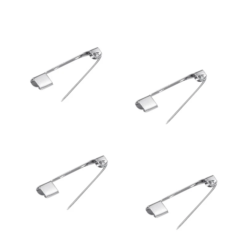 100 шт. железная Защитная брошь в форме тона булавки для застежки на спине 20/25 мм