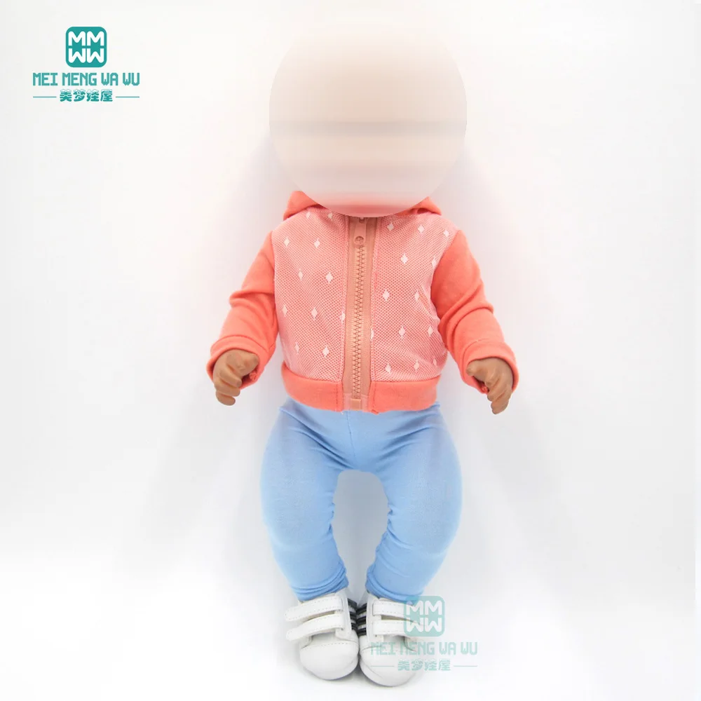 Одежда для кукол 43 см футболка с цветком новорожденных повседневный комбинезон |