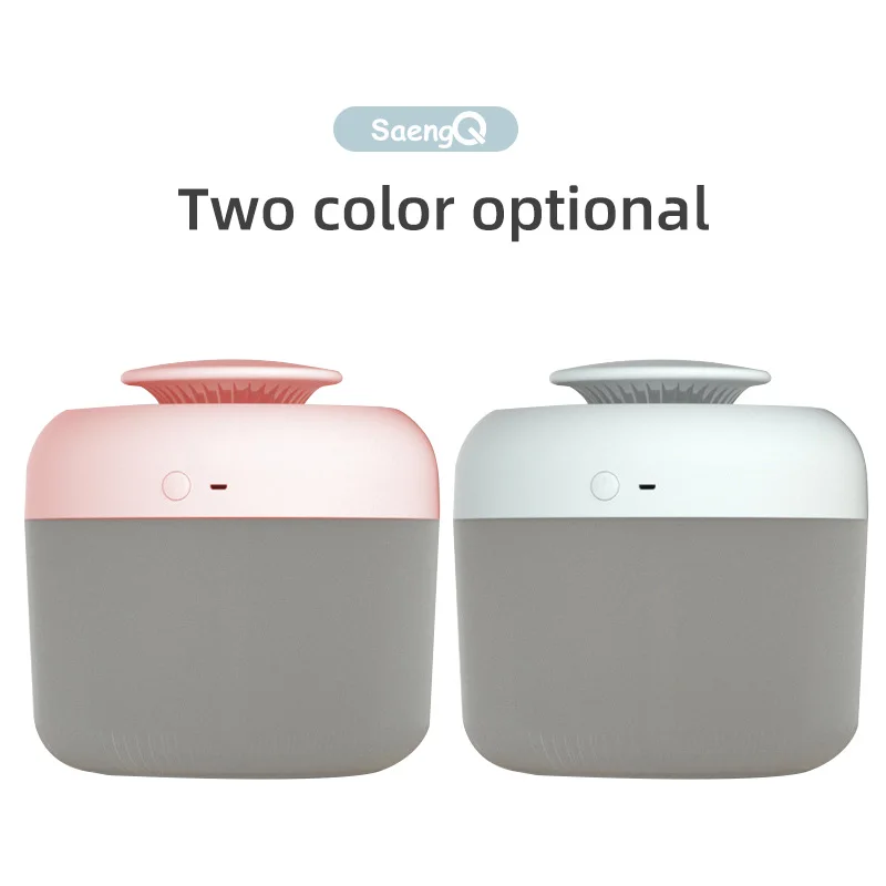 

saengQ Ultrasonic Air Humidifier 2.4L Aroma Essential Oil Diffuser for Home Car USB Fogger Mist Maker with LED Night Lamp