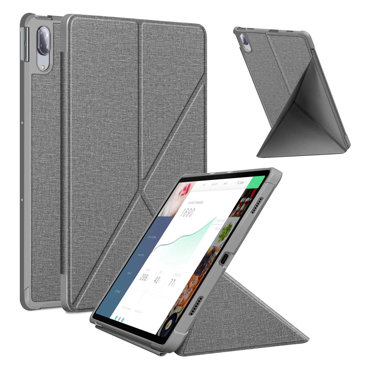 

Origami Cover For Lenovo Tab P11 Pro Case TB-J706F & Lenovo Tab P11 Case TB-J606F Magnetic Smart Tablet Cover