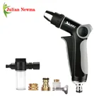 Портативный водяной пистолет высокого давления для очистки машины, уличный садовый водяной шланг, сопло, пенораспылитель, Прямая поставка