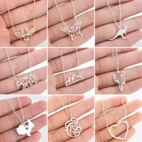 Лидер продаж многофункциональные геометрические ожерелья из нержавеющей стали