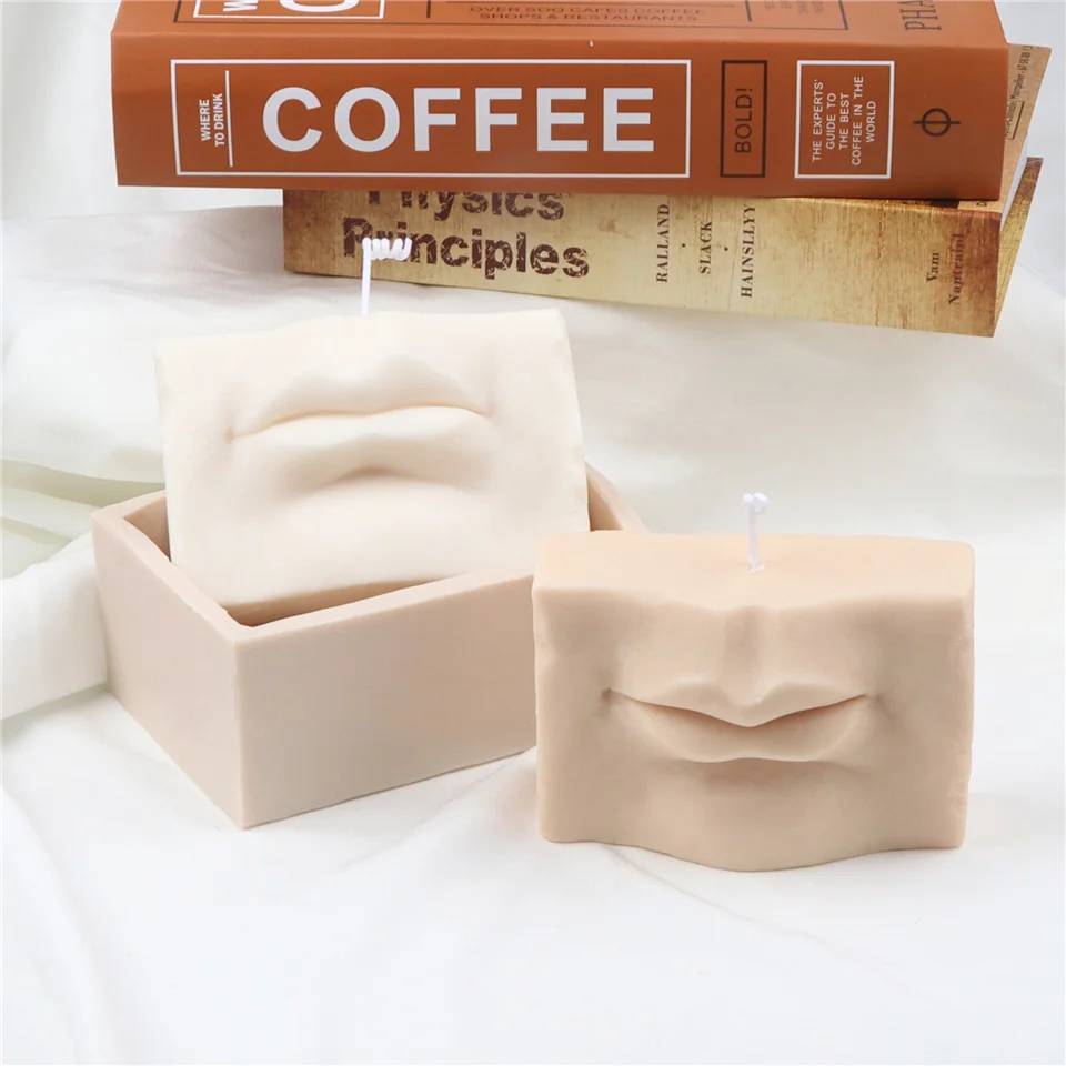 Тела туловища Форма лампы в форме свечи формы силиконовые кривой человека пресс