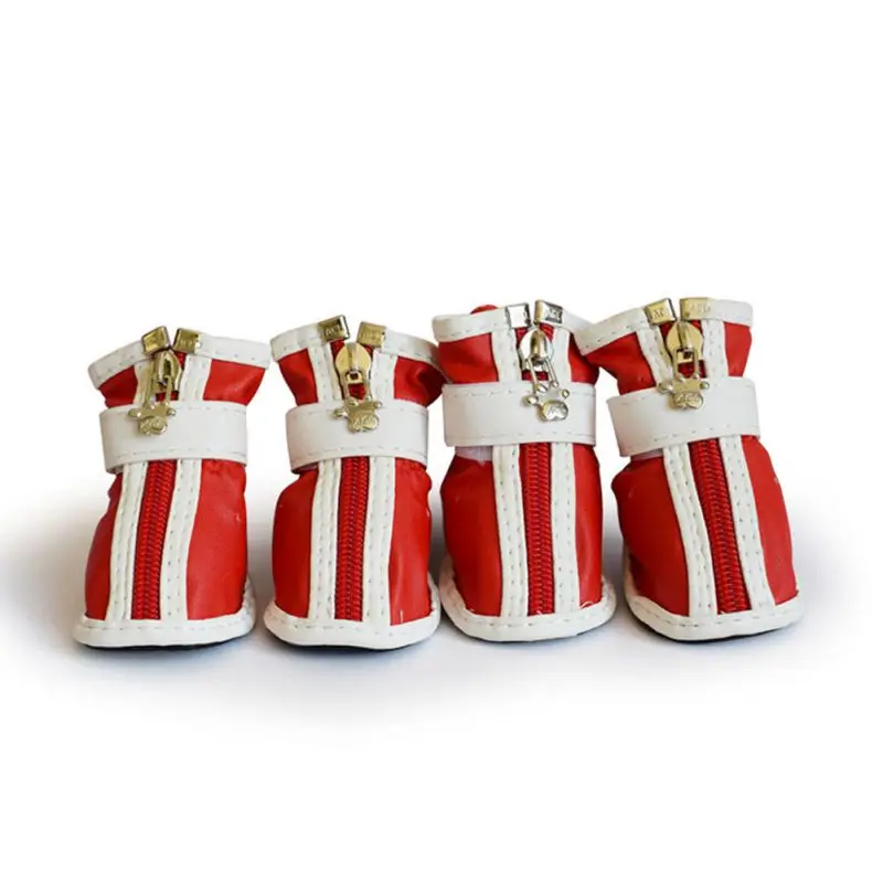 

4 шт./компл., Светоотражающие Водонепроницаемые ботинки для собак