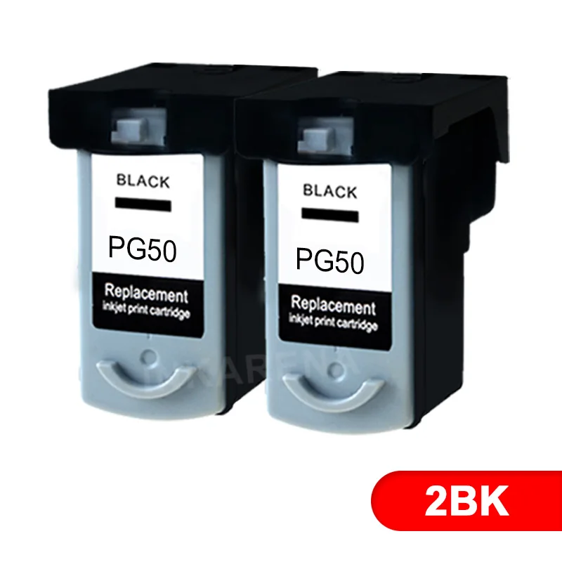 Чернильные картриджи PG 50 CL 51 PG50 CL51 для Canon Pixma iP2200 iP6210D iP6220D MP150 MP160 MP170 MP180 MP450 MP460 MX300 MX310 - Цвет: PG50-2BK