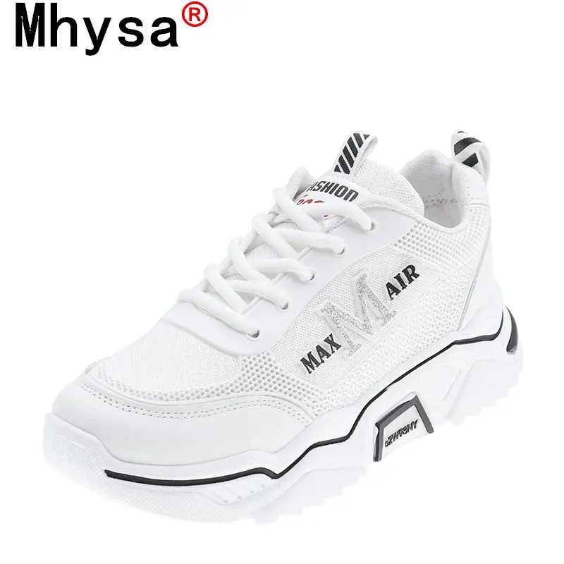 

2021 Fashion Women's Shoes Autumn Women's Lace-up Non-slip Wear-resistant Sneakers Comfortable Breathable Mesh Casual Shoes
