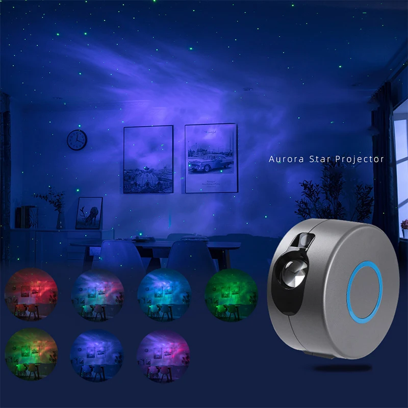 

Colorful Starry Sky Galaxy Projector Lamp LED Night Light USB Star Night Light Romantic Projection Lamp Gifts Child Bedroom Lamp