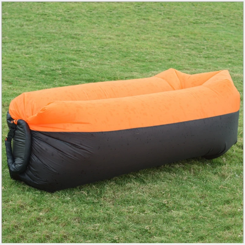 Inflatable Portable Sleeping Bag Outdoor Camping Bed Folding Lounger Sofa Camp Beach Air Mattress Picnic Chair Indoor Couch | Спорт и