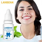 Отбеливатель для зубов LANBENA, инструменты для отбеливания зубов, порошок для зубов, гигиена полости рта, сыворотка для очистки, удаление пятен от зубного налета