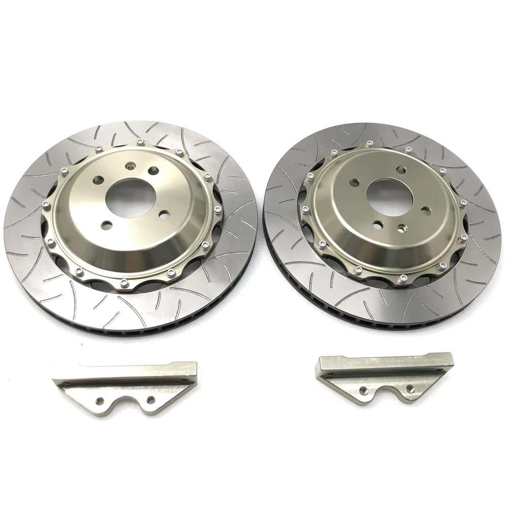 

JEKIT high-performance rear brake disc 355x22 rotor and aluminum alloy center cap with bracket for the 19-inch Mustang car
