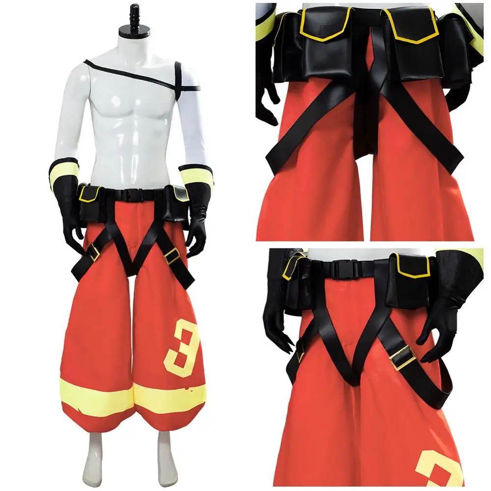 

PROMARE Galo Thymos Cosplay Costume Outfits For Adult Halloween Carnival Costume Made