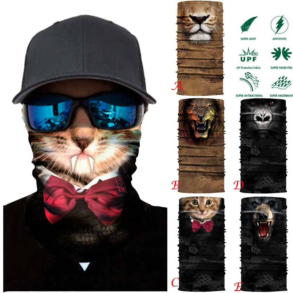 1 шт. унисекс 3D мультяшная маска для лица лыж велоспорта футбола уличная