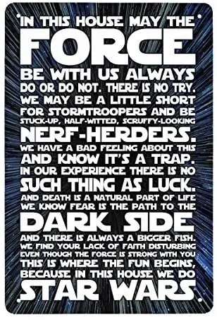 

In This House We Do Tin Sign Metal Sign TIN SIGN 7.8X11.8 Inch