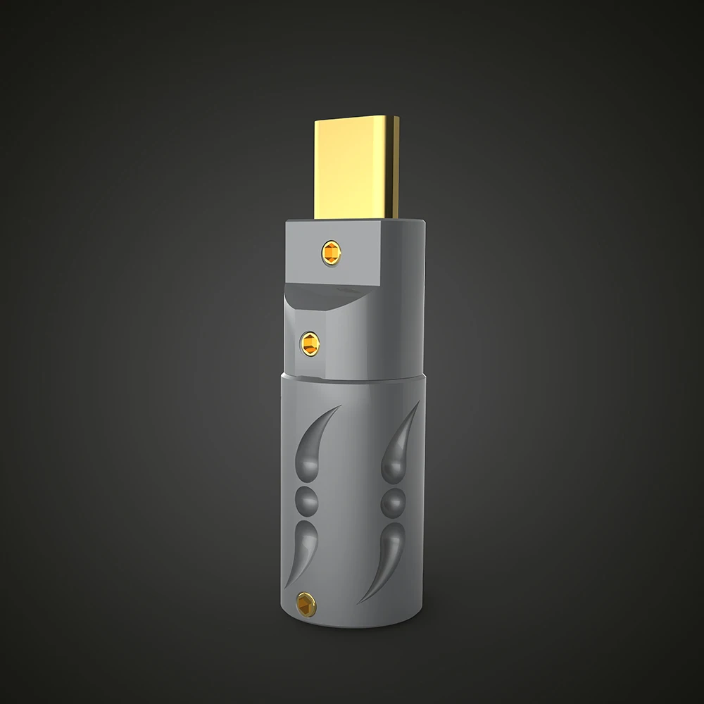 VIBORG VT08 Gold Plated Type C Type-C USB C 3.1 High End USB Connector Brass Male Plug Welding Type USB-C for DIY USB Cable