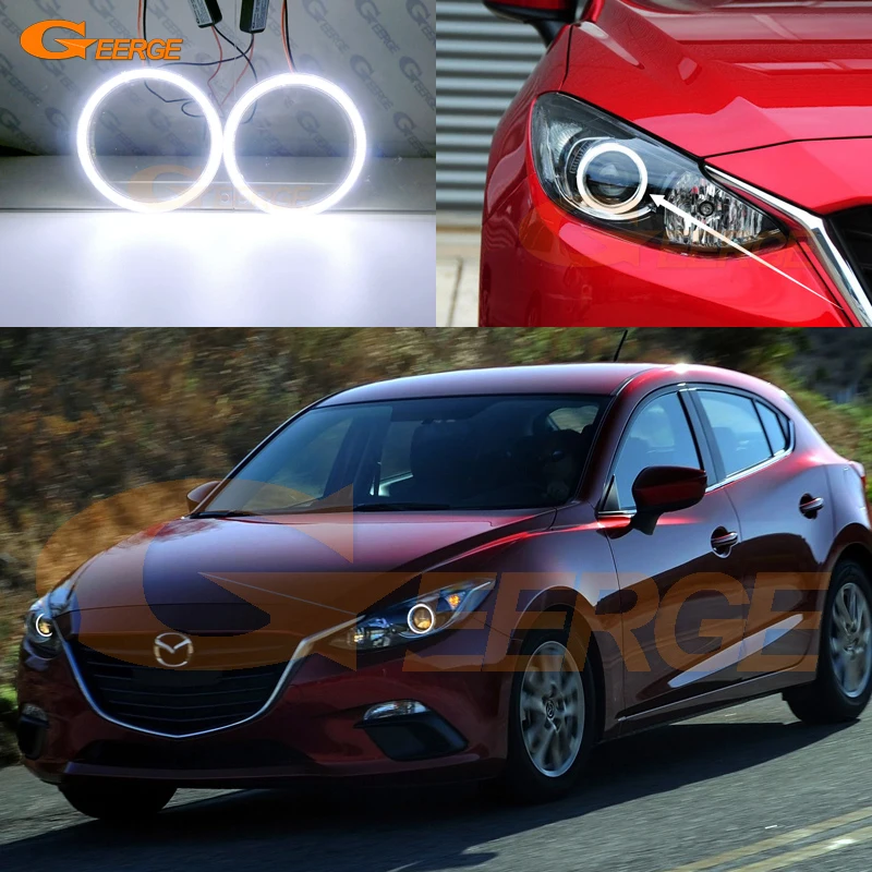 Для Mazda 3 Mazda3 Axela 2014 2015 2016 галогенный головной светильник отличный ультра яркий COB