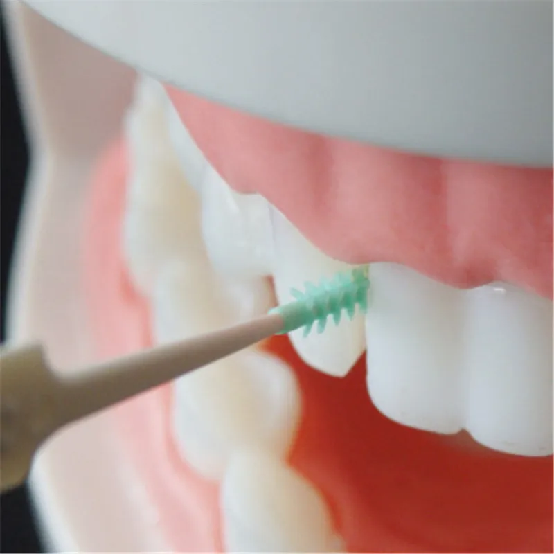 20 шт./кор. мягкие унисекс межзубные щетки очищаются между зубами Зубная щетка