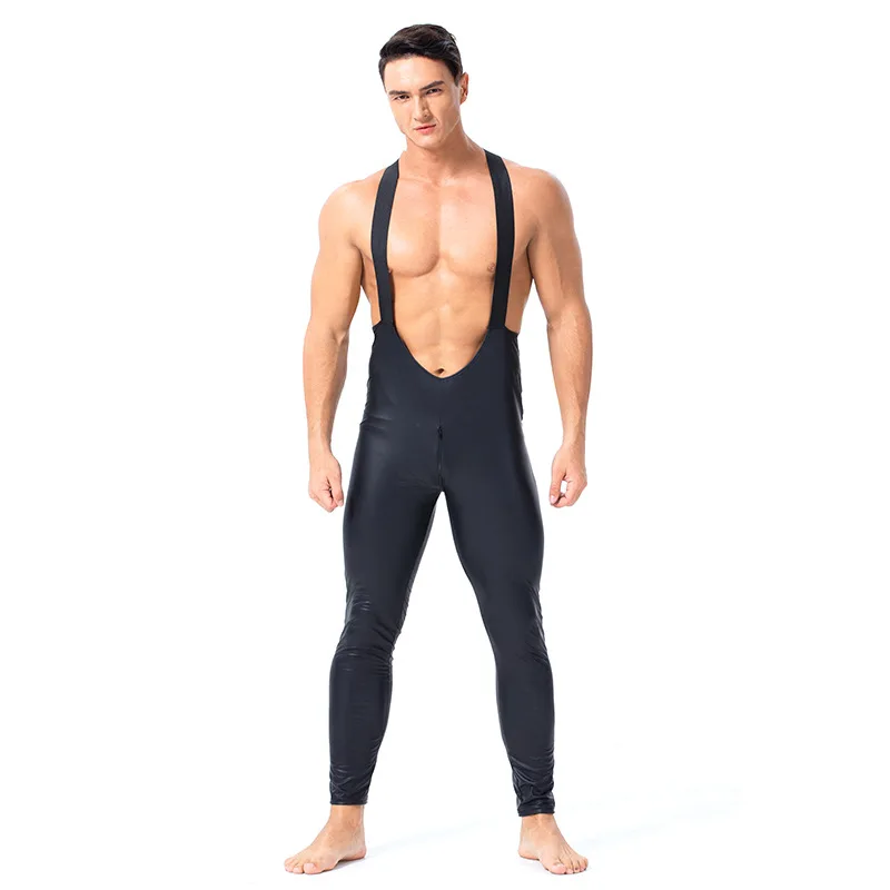 Пикантные мужские эротические латексные комбинезоны XX148 2019 S-2XL из искусственной