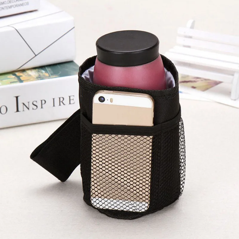 

1Pcs Baby Carriage Waterproof Baby Stroller Cup Holder Feeding Bottles Bag Rack Bicycle Bike Bottle Holder Stroller