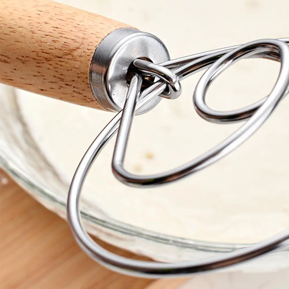 Датский венчик для теста из нержавеющей стали ручной миксер в голландском стиле
