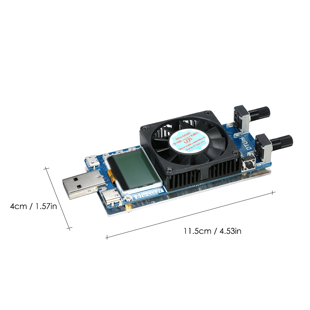 Многофункциональный 0 2a ~ 3A 35 Вт ЖК дисплей USB электронный тестер нагрузки Модуль