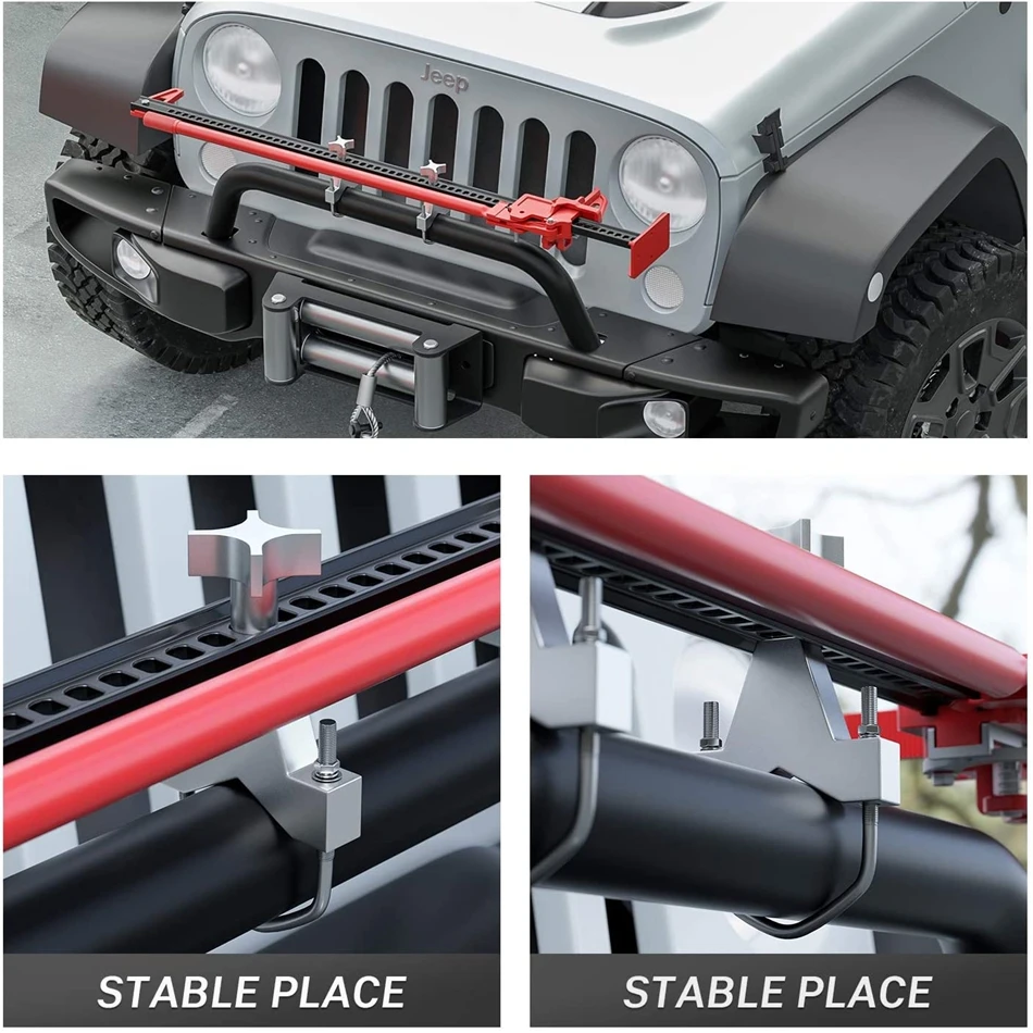 Кронштейн для крепления на крышу автомобиля Jeep Wrangler JK TJ BECAR 1 комплект Hi кронштейн