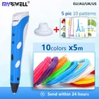 3d-ручка Myriwell RP-100A, 1,75 мм, abs-волокно, 3d-ручка с рисунком, инструменты для рисования, подарок на день рождения, 3D Ручка, Abs-пластик