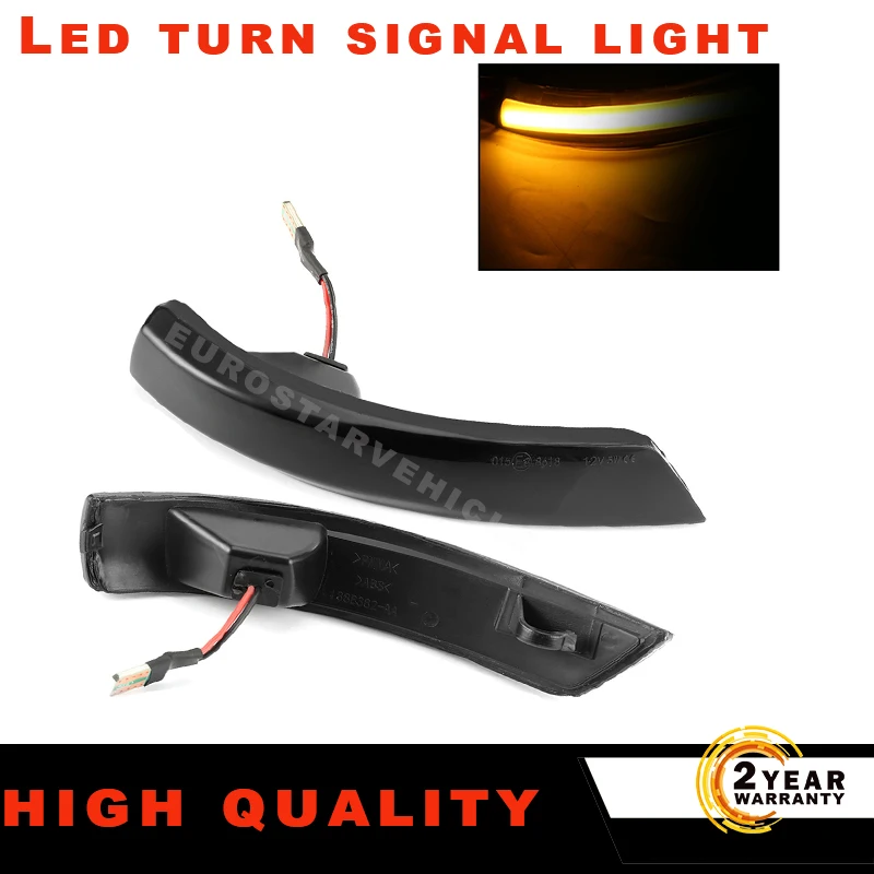 

2pcs Dynamic Turn Signal Light LED Side Wing Rearview Mirror Indicator Blinker Light For Ford Focus 2 3 Mk2 Mk3 Mondeo Mk4