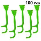 100 шт., детская зубная нить для ухода за полостью рта