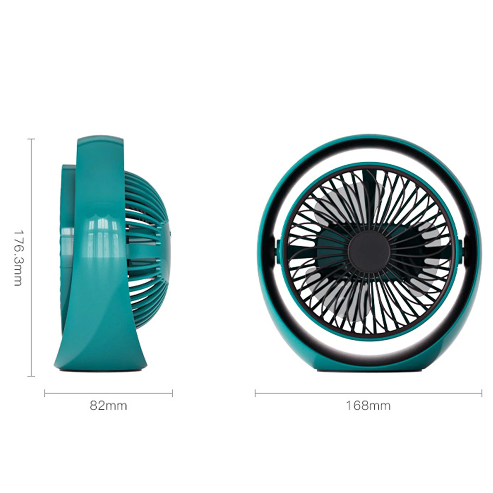 Электрический вентилятор портативный охлаждающий ABS Мини USB Настольный для