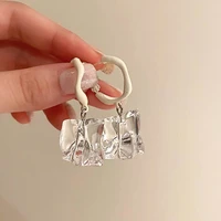 c shape pendant and transparent acrylic earring south korean style fashionable sweet elegant earrings ms jewelry wholesale