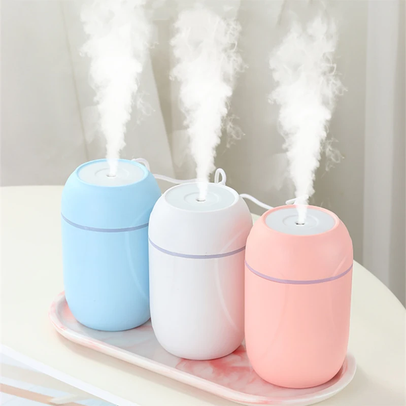260ML Air Humidifier Mini Ultrasonic USB Essential Oil Diffuser Car Purifier Anion Mist Maker For Home With LED Night Lamp | Дом и сад