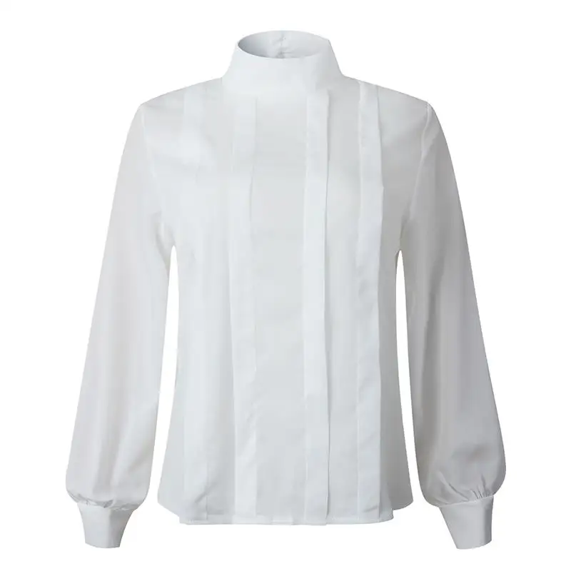 

Autumn Fashion Women Blouse Sexy Women'S Long Sleeve See Work Office Top Elegant Female Blouse SJ4267X