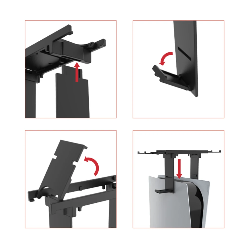 Game Controller Bracket Earphone Storage Rack Disc bracket Suitable For Sony PS5 Console To Increase The Level Of Support | Электроника