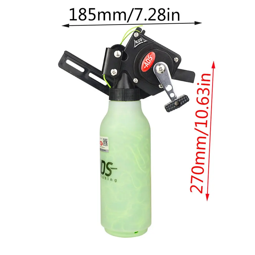

Rope Pot Archery Bow Fishing Reel with 40m Rope Bowfishing Tool for Compound Bow Recurve Bow Fishing Tackle