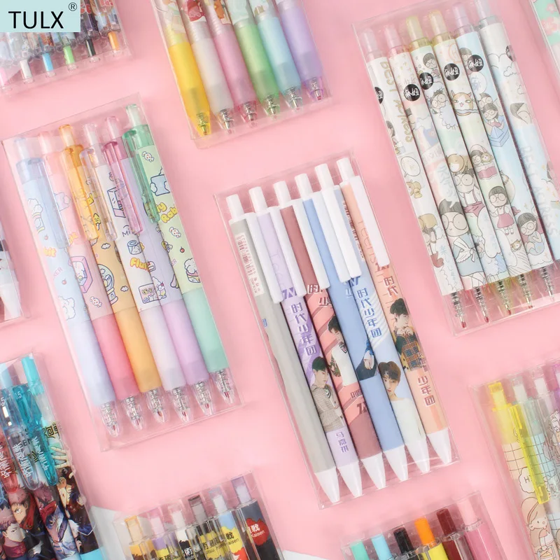 

TULX gel pen office accessories pens cute art supplies japanese stationery cute stationary pen kawaii school supplies