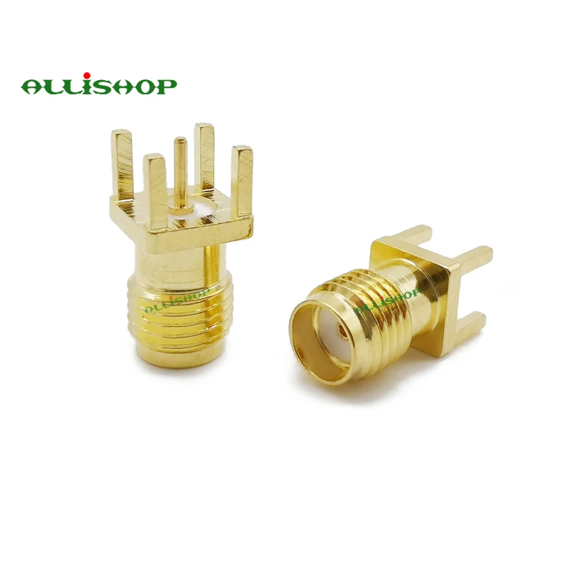 1 шт. концевой гнездовой разъем SMA для монтажа на панели печатной платы Латунный