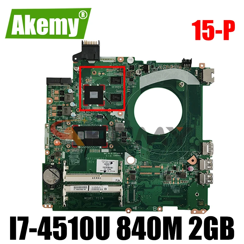 Для струйного принтера HP Pavilion 15-P Материнская плата ноутбука 766472-501 766472-001