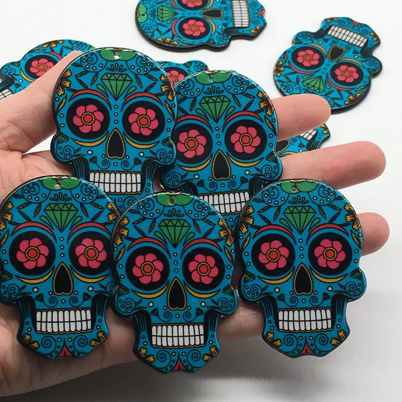 Calavera Sugary сладкий причудливый череп амулеты праздновать мексиканский День
