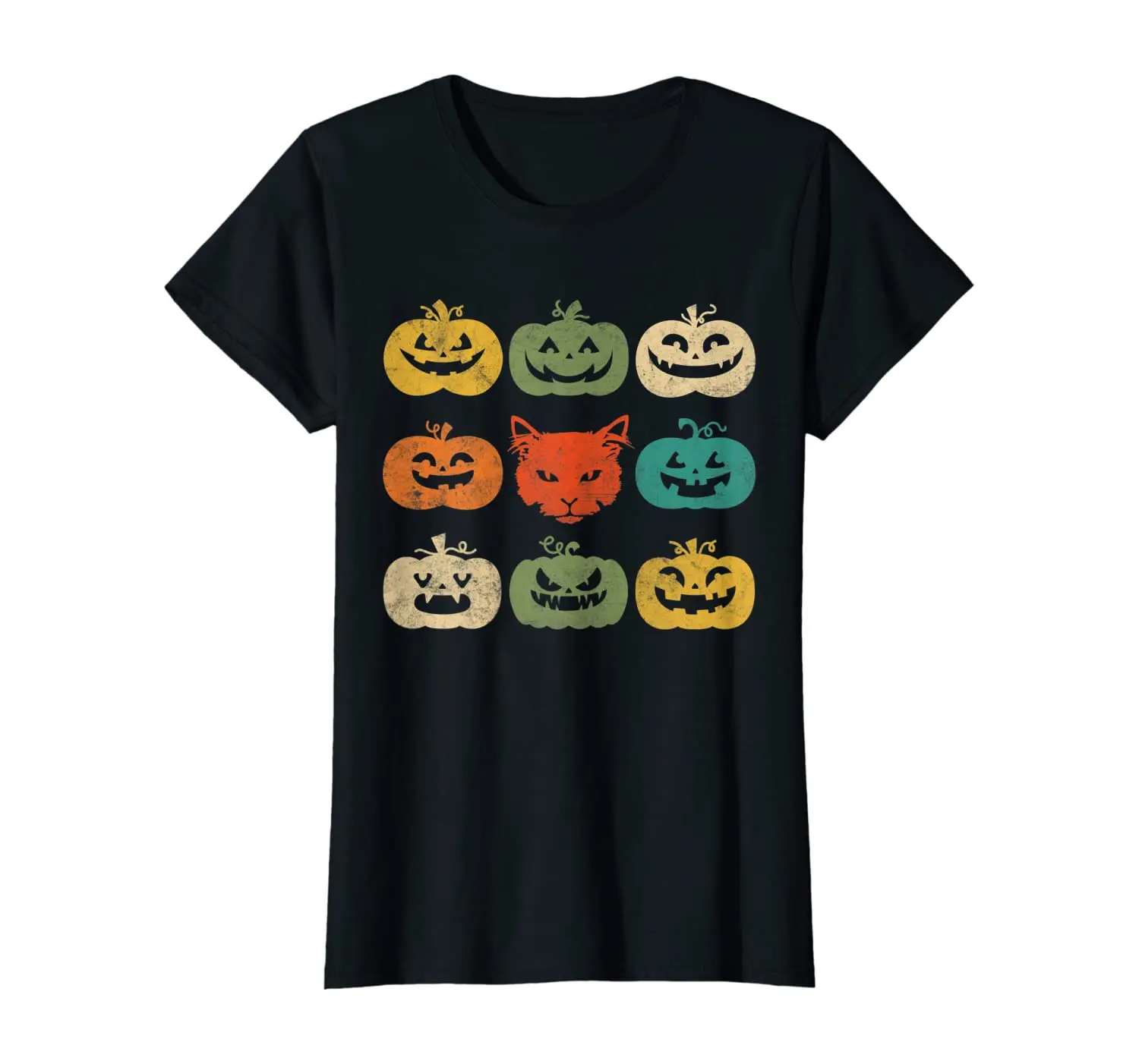 

Vintage Retro Pumpkin Halloween Costume T-Shirt New Arrivals Summer Cool Women Tee 2020 Breathable Cotton Short Sleeve T Shirt