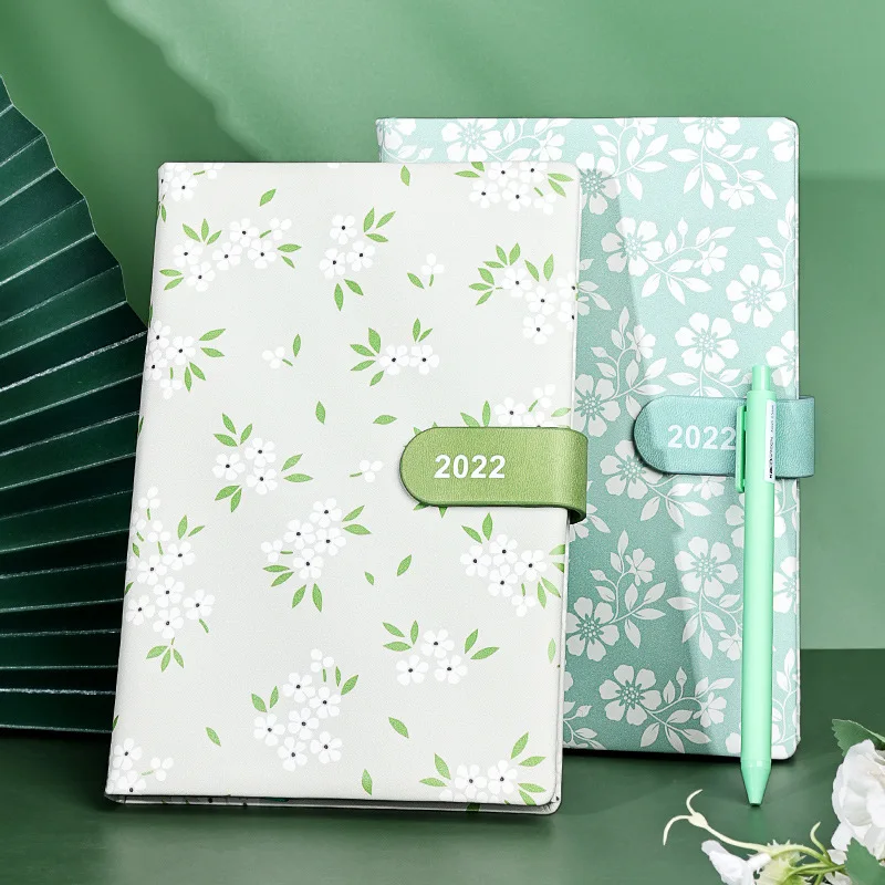 Планировщик 2022 повестки дня канцелярский блокнот Органайзер А5 пуля цветочный