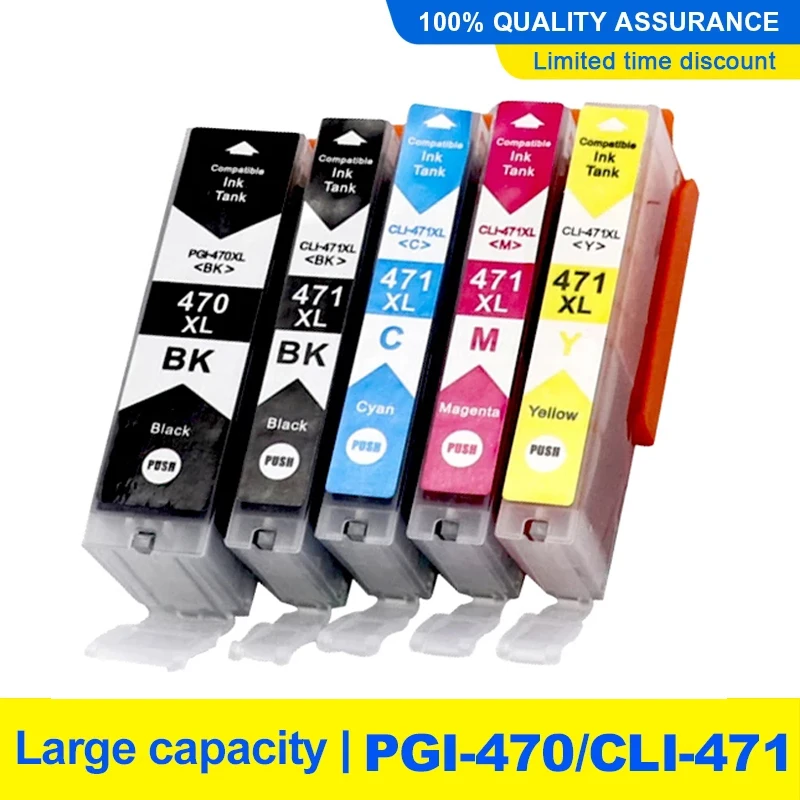 

For canon 470 471 PGI-470 CLI-471 compatible ink cartridge For canon PIXMA MG6840 MG5740 MG 6840 MG 5740 TS5040 TS6040 printer