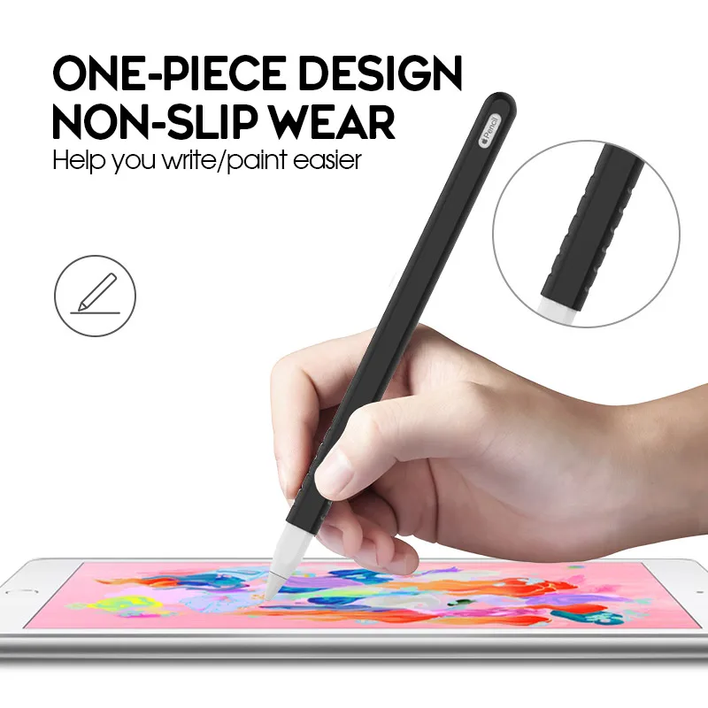 Силиконовый чехол для Apple Pencil 2 держатель карандашей подставка iPad Pro защитный