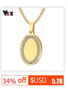 Vnox, гравировка, кулон в виде сердца, сделай сам, ожерелье для женщин, золотой цвет, заказное имя, дата, сделай сам, ювелирное изделие, 20 дюймов, цепочка