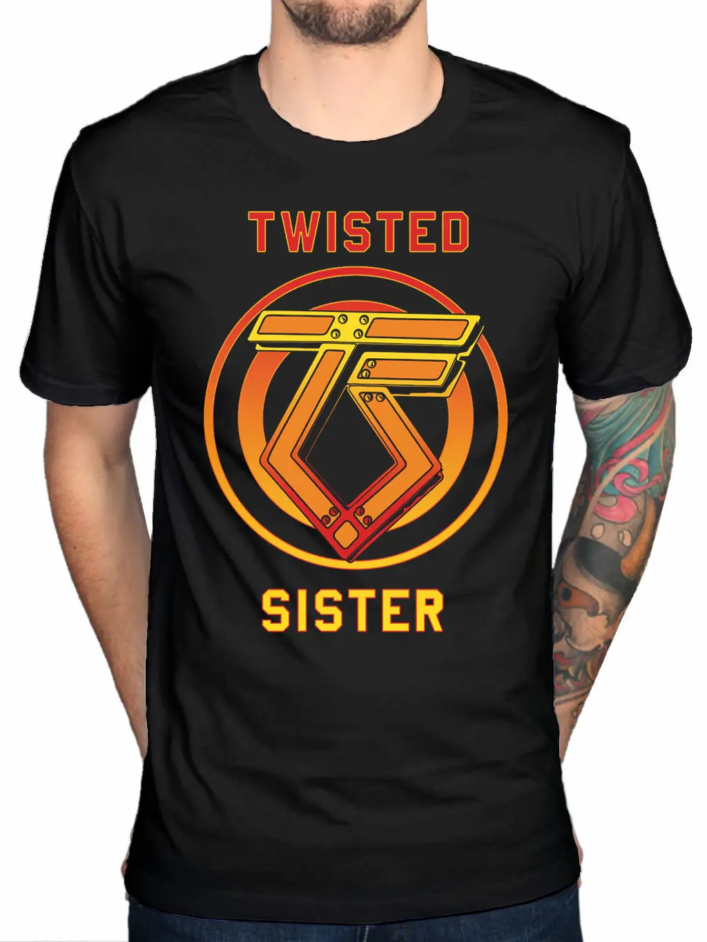 Официальная новая футболка с надписью Twisted Sister You Can't Stop Rock N Roll хлопковая