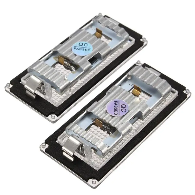 2 шт. без ошибок 18 светодиосветодиодный светильник номерного знака для E66 E65 7-Series