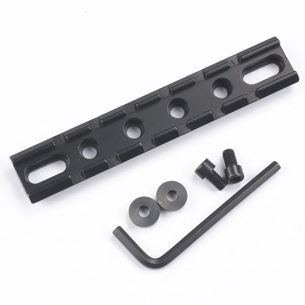 115 мм Длинный охотничий прицел фонарик лазерный Picatinny Rail RIS 20 Стандартный планка