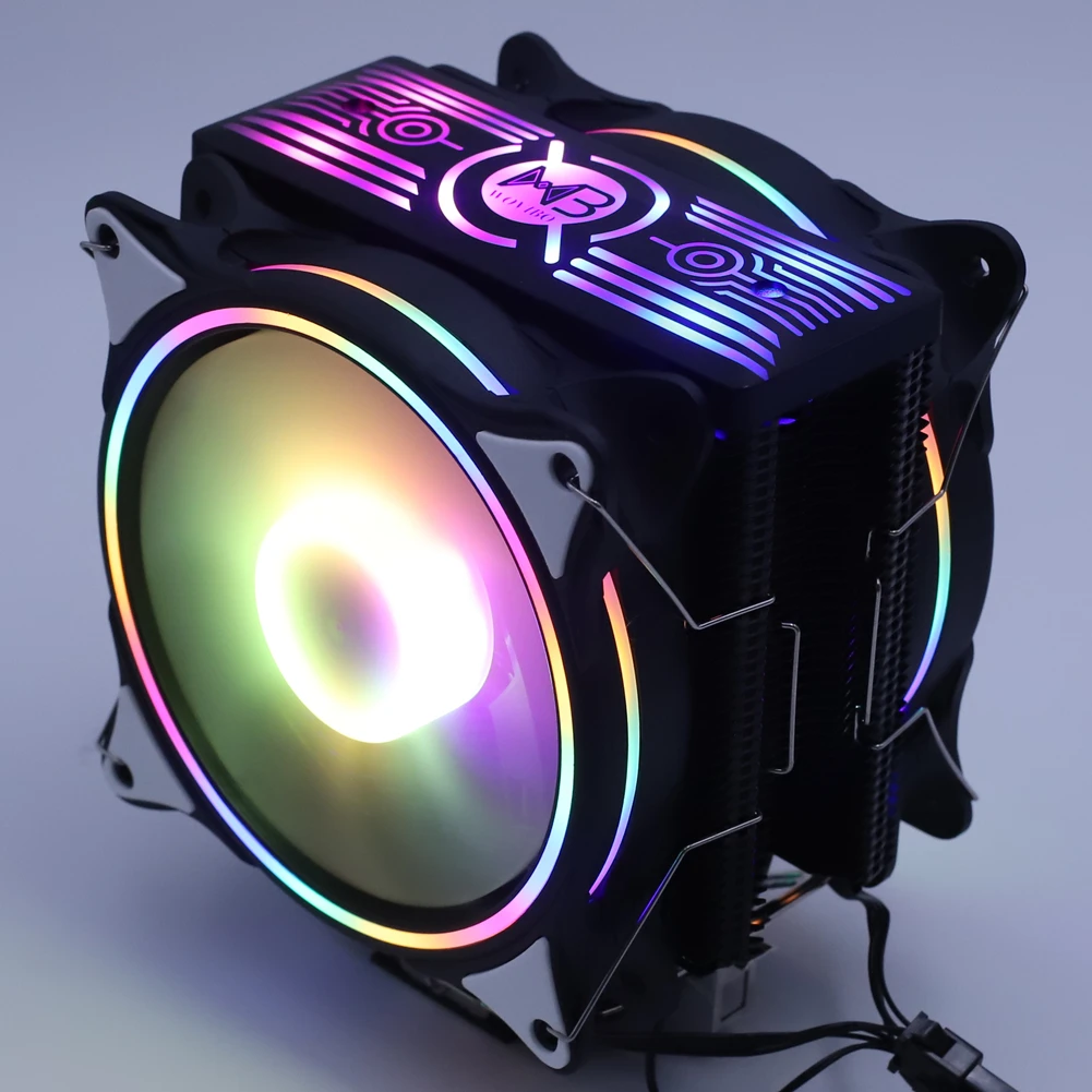 2020 новые Процессор охлаждающий вентилятор 120 мм 160W TDP Охлаждение Шим 4PIN для LGA 115x1366